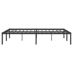 Berkfield Home Metal Bed Frame Black 150x200 cm King Size - thumbnail 6