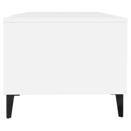 Berkfield Home Sturdy Coffee Table White 102x50x40 cm Engineered Wood - Size: 102 x 50 x 40 cm - thumbnail 7