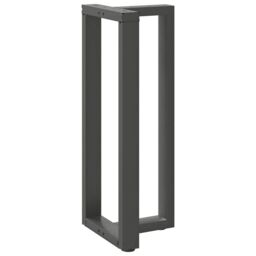 Berkfield Home Bar Table Legs T-Shaped¬†2 pcs Anthracite 40x35x(100-101) cm Steel in Black - thumbnail 4