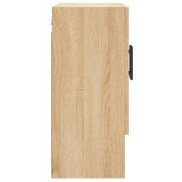 Berkfield Home Wall Cabinet Sonoma Oak 60x31x70 cm Engineered Wood in Light Tan - Size: 60 x 31 x 70 cm - thumbnail 7