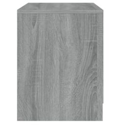 Berkfield Home Bedside Cabinet Grey Sonoma 45x34.5x44.5 cm Engineered Wood - thumbnail 5