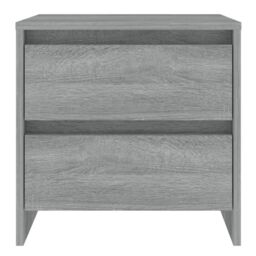 Berkfield Home Bedside Cabinet Grey Sonoma 45x34.5x44.5 cm Engineered Wood - thumbnail 3