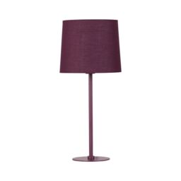 First Choice Lighting Colours - Set of 2 Burgundy 40cm Lamps - thumbnail 2