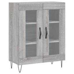 Berkfield Home Highboard Grey Sonoma 69.5x34x180 cm Engineered Wood - thumbnail 7