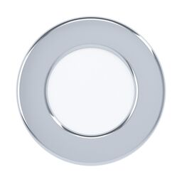 Loops Wall / Ceiling Flush Downlight Chrome Round Recess Spotlight 2.7W LED
