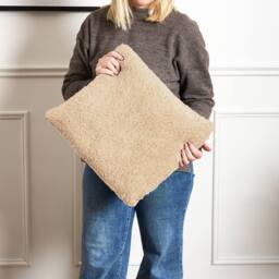 Bravich LTD Snuggle 2 In 1 Super Soft Fleece Wearable Blanket Cushion in Camel - thumbnail 4