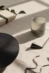Blomus Saga Lantern Candle Holder Small - Mourning Dove in Grey - thumbnail 2