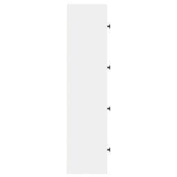 Berkfield Home Bookcase White 40x24x102 cm Engineered Wood - Size: 40 x 24 x 102 cm - thumbnail 6