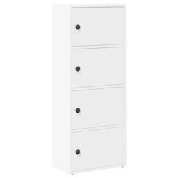 Berkfield Home Bookcase White 40x24x102 cm Engineered Wood - Size: 40 x 24 x 102 cm - thumbnail 2
