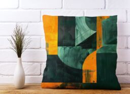 Warren Reed - Designer Shattered Eye Cushions - Size: 60 cm x 60 cm - thumbnail 2