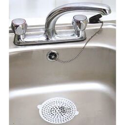 mysmartbuy 20 x Disposable Plughole Hair or Food Traps For Showers, Basins, Bath Plug Holes, Kitchen Sinks in White - thumbnail 3