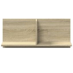 Berkfield Home Wall Cabinet 70x16.5x30 cm Sonoma Oak Engineered Wood in Brown - thumbnail 4