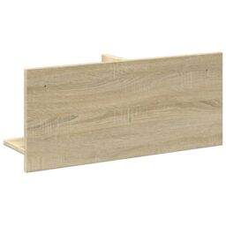 Berkfield Home Wall Cabinet 70x16.5x30 cm Sonoma Oak Engineered Wood in Brown - thumbnail 6