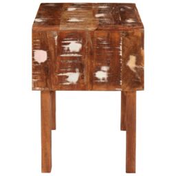 Berkfield Home End Tables Multicolour 40 x 32 x 46 cm Solid reclaimed wood in Brown - thumbnail 6