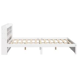 Berkfield Home Bed Frame with Headboard without Mattress White 140x190 cm - thumbnail 7