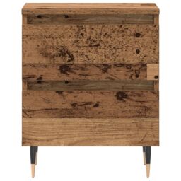 Berkfield Home Bedside Cabinet Old Wood 40x35x50 cm Engineered Wood in Brown - Size: 40 x 35 x 50 cm - thumbnail 6
