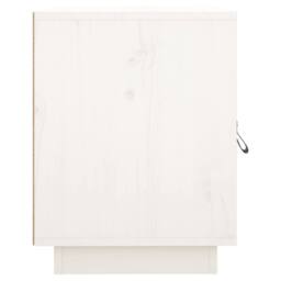 Berkfield Home Bedside Cabinets 2 pcs White 40x34x45 cm Solid Wood Pine - Size: 40 x 34 x 45 cm - thumbnail 7