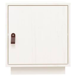 Berkfield Home Bedside Cabinets 2 pcs White 40x34x45 cm Solid Wood Pine - Size: 40 x 34 x 45 cm - thumbnail 6
