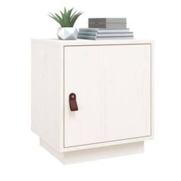 Berkfield Home Bedside Cabinets 2 pcs White 40x34x45 cm Solid Wood Pine - Size: 40 x 34 x 45 cm - thumbnail 4