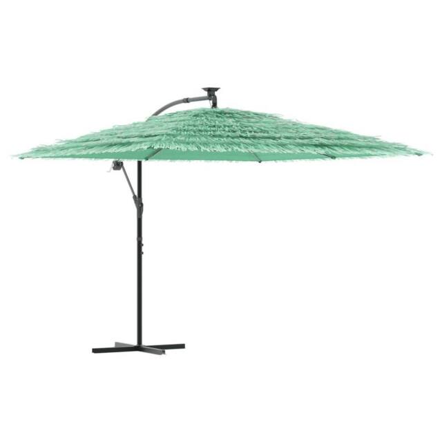 Berkfield Home Garden Parasol with Steel Pole Green 290x290x238 cm - Size: 290 x 290 x 238 cm - image 1