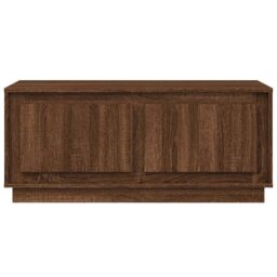 Berkfield Home Coffee Table Brown Oak 102x50x44 cm Engineered Wood - Size: 102 x 50 x 44 cm - thumbnail 6