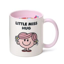 Mr. Men And Little Miss Little Miss Hug White Chocolate & Rose Scented Reusable Mug Candle in Pink - Size: Medium - thumbnail 2