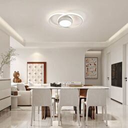 COMELY LED Ceiling Lights, Modern LED Ceiling Lights 42W, 4500K, White, Dia 40cm in White - thumbnail 2