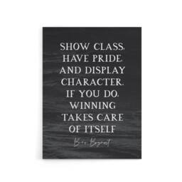 "Artery8 Slate Quote Winning Bear Bryant Canvas Wall Art Print in Grey - Size: W18"" x H24""" - thumbnail 1