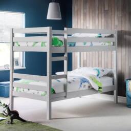 Cheshire Fir Bunk Bed - Dove Grey - Single (90cm) - thumbnail 2