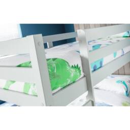 Cheshire Fir Bunk Bed - Dove Grey - Single (90cm) - thumbnail 3