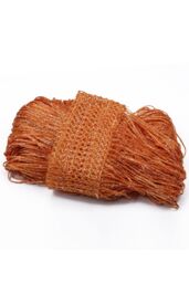 Neel Blue Glitter String Curtain Polyester Fringe Panel Spaghetti Tassel Curtain, 200cm x 90cm in Orange - Size: 200 cm x 90 cm - thumbnail 3