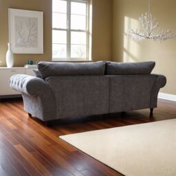 Abakus Direct Windsor 4 Seater Sofa in Soft Grey with a Luxurious Finish - thumbnail 3
