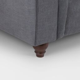 Abakus Direct Windsor 4 Seater Sofa in Soft Grey with a Luxurious Finish - thumbnail 5