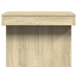 Berkfield Home Coffee Table Sonoma Oak 100x55x40 cm Engineered Wood in Light Brown - Size: 100 x 55 x 40 cm - thumbnail 6