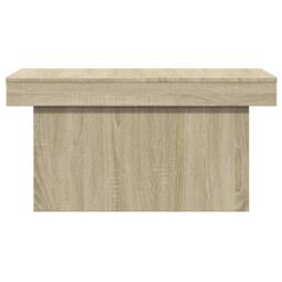 Berkfield Home Coffee Table Sonoma Oak 100x55x40 cm Engineered Wood in Light Brown - Size: 100 x 55 x 40 cm - thumbnail 5