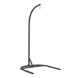 Living and Home Outdoor Hanging Egg-Shaped Chair in Black - Size: A - thumbnail 7