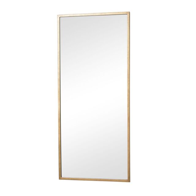 Melody Maison Large Gold Rectangle Mirror 60cm X 140cm in Metallic Gold - Size: 60 cm X 140 cm - image 1