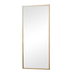 Melody Maison Large Gold Rectangle Mirror 60cm X 140cm in Metallic Gold - Size: 60 cm X 140 cm - thumbnail 1