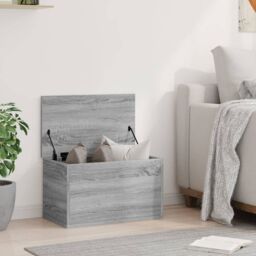 Berkfield Home Storage Box Grey Sonoma 60x35x35 cm Engineered Wood - Size: 60 x 35 x 35 cm - thumbnail 3