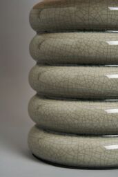BHS Lighting Florence Flump Table Lamp in Green - thumbnail 3