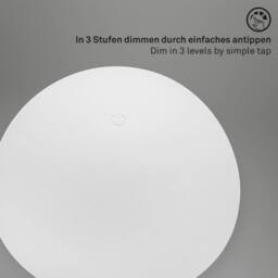 BRILONER White 2.6W Rechargeable LED Table Lamp - thumbnail 7