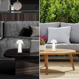 BRILONER White 2.6W Rechargeable LED Table Lamp - thumbnail 8