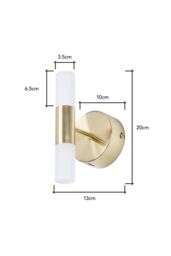 BHS Lighting Lois Wall Light in Gold - thumbnail 5