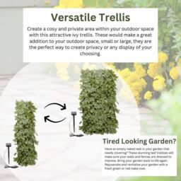 Marco Paul Solar Artificial Flower Trellis - Ivy Leaves in Green - thumbnail 5