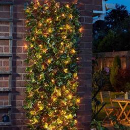 Marco Paul Solar Artificial Flower Trellis - Ivy Leaves in Green - thumbnail 1