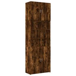 Berkfield Home Highboard Smoked Oak 80x42.5x249 cm Engineered Wood in Brown - thumbnail 3