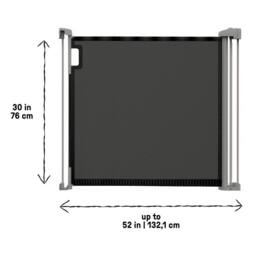 Ingenuity The Thruway 52W Series Pet & Baby Gate Black - thumbnail 3