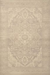 Kukoon Beige Vintage Soft Washable & Liquid Repellent Living Room Area Rug in Pale Grey - Size: 160 cm x 230 cm - thumbnail 2