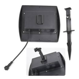 NESTLUNE Solar Powered Pond Lights 3 IN 1 RGB LED Submersible in Black - thumbnail 3