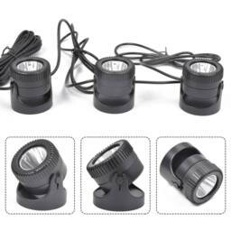 NESTLUNE Solar Powered Pond Lights 3 IN 1 RGB LED Submersible in Black - thumbnail 6